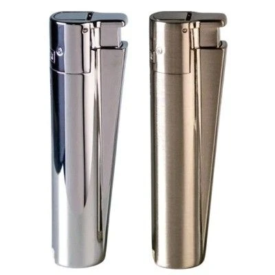 Clipper Jet Flame Metal Silver - ClipperShop 