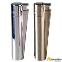 Clipper Jet Flame Metal Silver - ClipperShop 