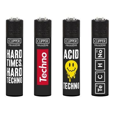 Clipper Techno 2 lighter - perfect for techno lovers